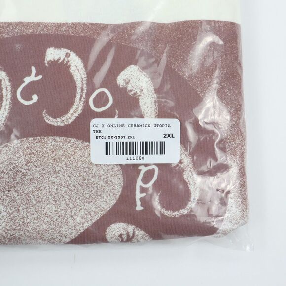 Cactus Jack x Online Ceramics Utopia T-Shirt Travis Scott Tee 2XL XXL - NEW - Picture 4 of 7